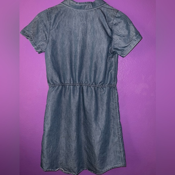 Levi's Girls Denim Short Sleeve Dress 10/12 - Picture 3 of 3